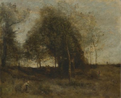 Soir en Normandie - Jean Baptiste Camille Corot